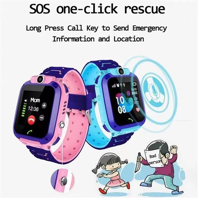 Montre Connectée Enfant GPS avec Carte SIM — H2 / Appels / Waterproof / iOS