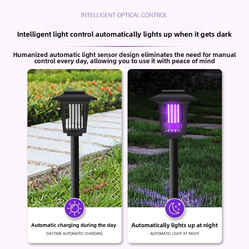 SolarMosquito Pro – Lampe Anti-Moustiques Solaire Jardin IP65