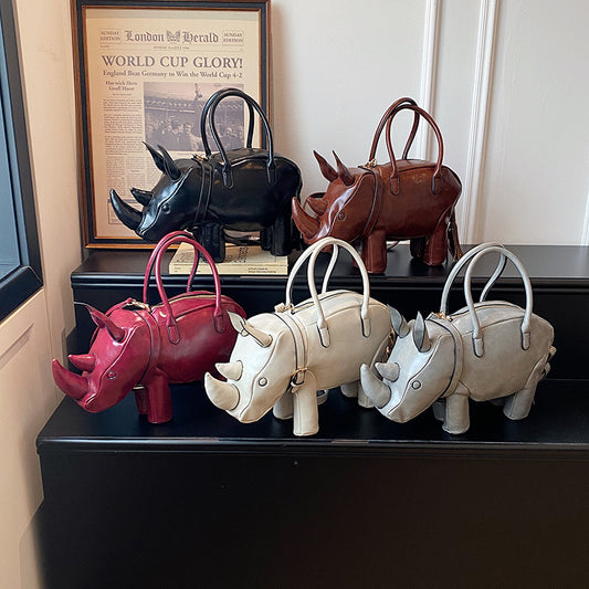 Sac À Main Rhinocéros PU — Niche & Tendance / 5 Coloris