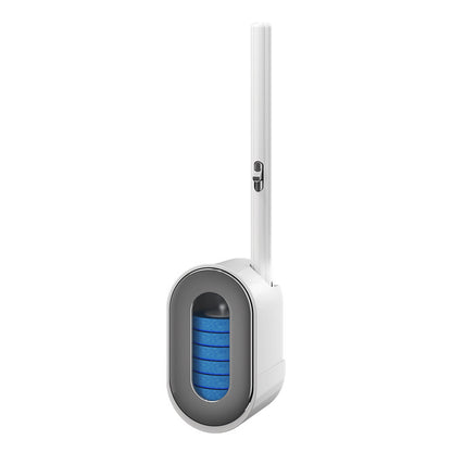 Brosse WC Jetable à Têtes Remplaçables - 30 Têtes & Nettoyant Intégré / 2 Coloris