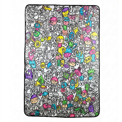 ColorMat Art – Tapis de Coloriage Lavable Enfant & Adulte | Graffiti & Cartoon