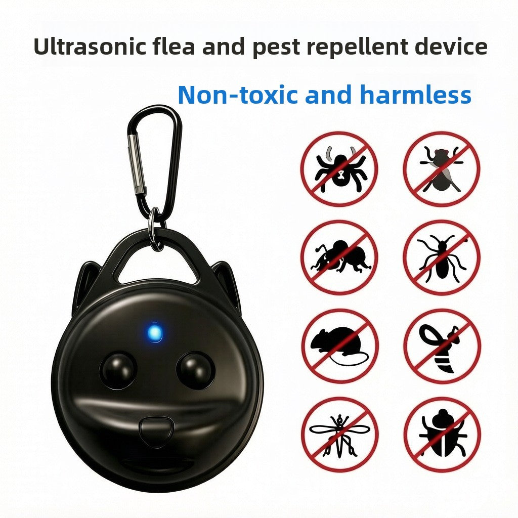 Oplaadbare ultrasone hondenverjager - Lamp & alarm