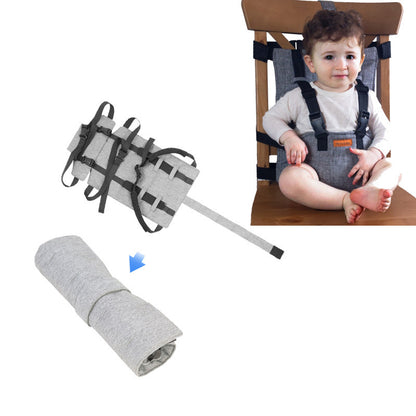 BabyChair Go – Chaise Repas Bébé Portable Oxford Anti-Chute | Sangle Sécurité