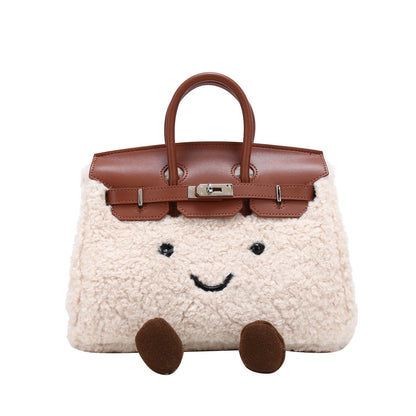 Mini Sac Bandoulière Peluche Tendance
