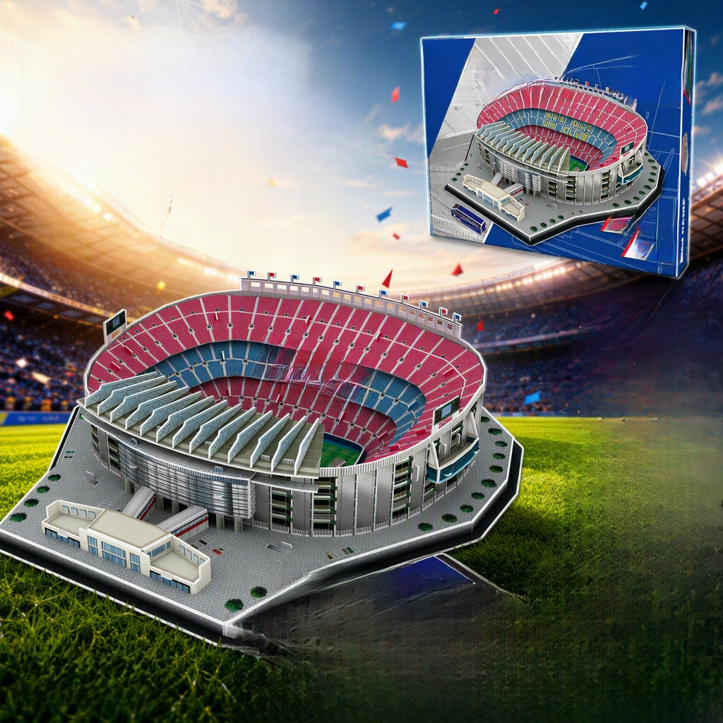 Puzzle 3D Stade de Football — 6 Stades Iconiques