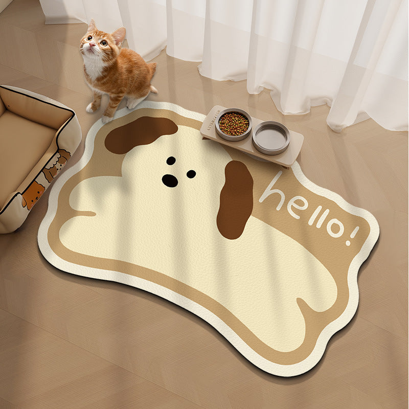 Tapis repas et repos chien et chat / 4 motifs