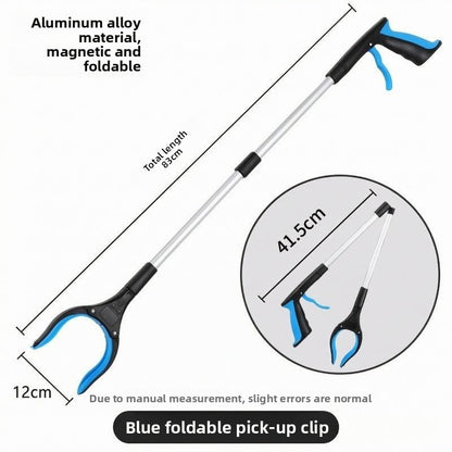 Pince à Déchets Pliable en Aluminium — Clip Magnétique / Légère