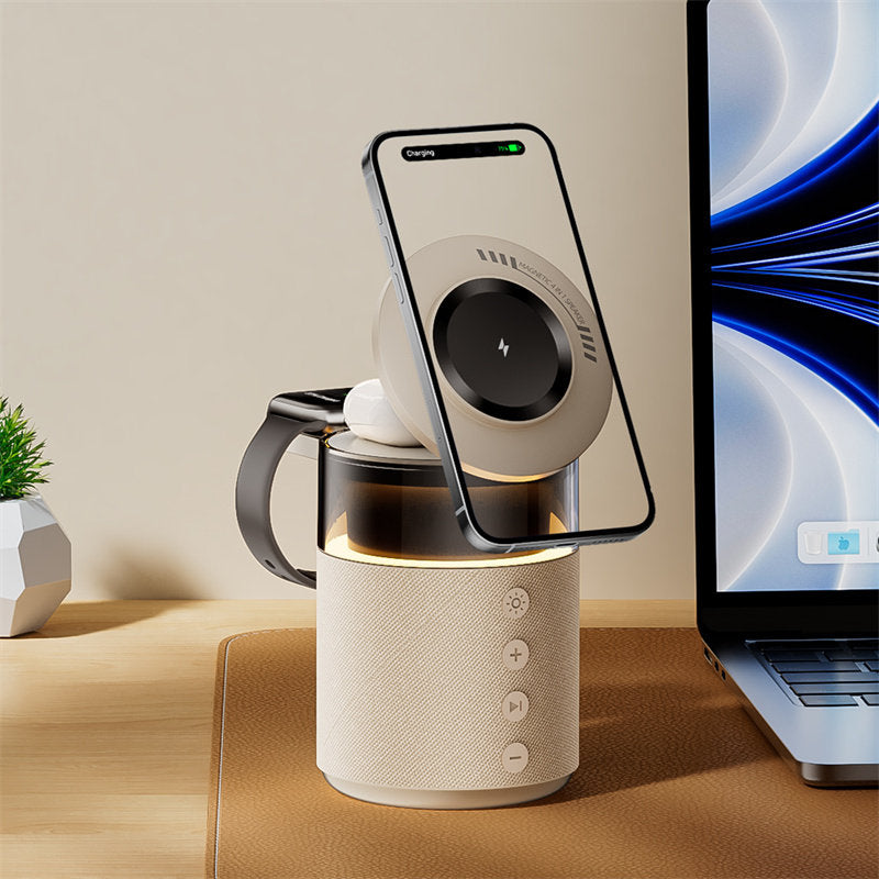 SoundCharge Pro – 3-in-1 Bluetooth Luidspreker & Draadloze Oplader | 32W PD3.0 & iPhone