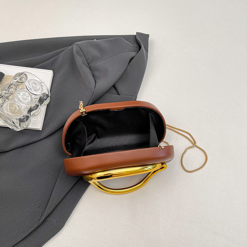 Pochette Ovale à Chaîne Soirée — 6 Coloris