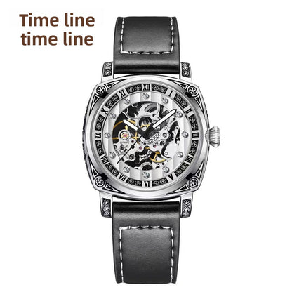 Uniseks Vintage Automatisch Skelet Horloge