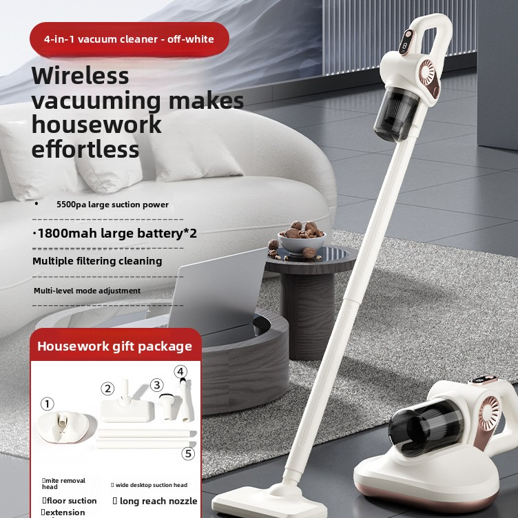 MiteVac Pro – Aspirateur Portable Sans Fil Anti-Acariens 5500Pa