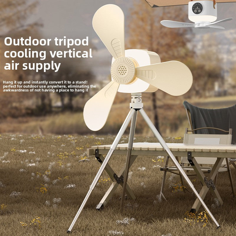 CeilingFan Smart – Ventilateur Rechargeable LED & Télécommande