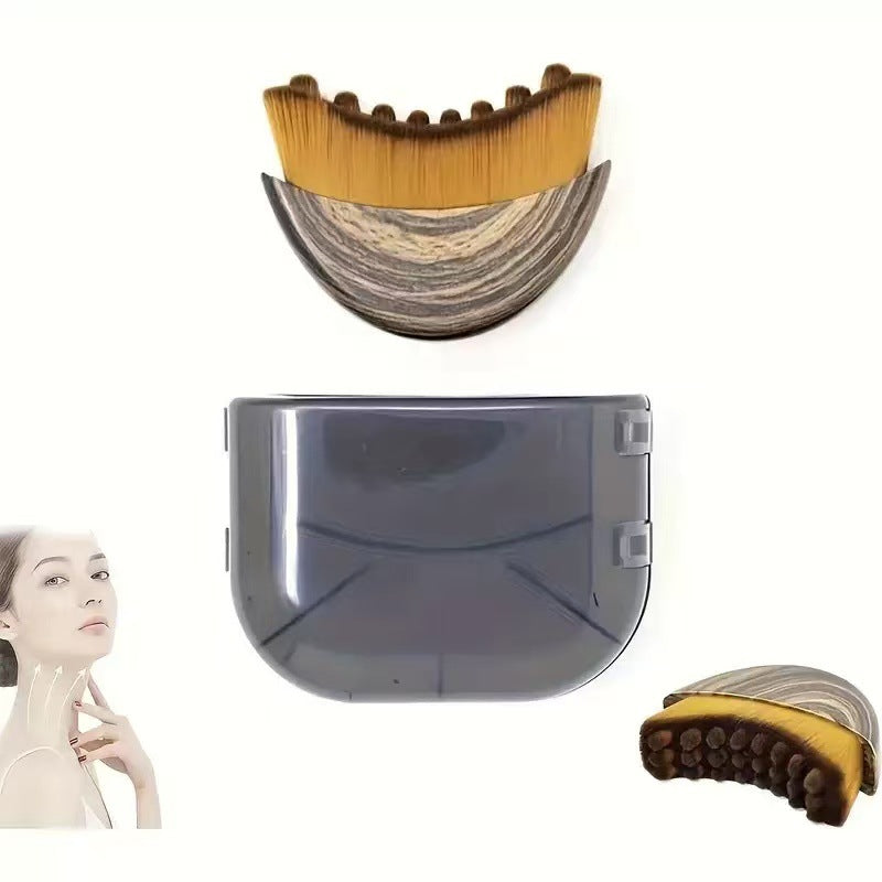 Brosse de Massage du Visage pour le Drainage Lymphatique — Contouring & Soin Yeux