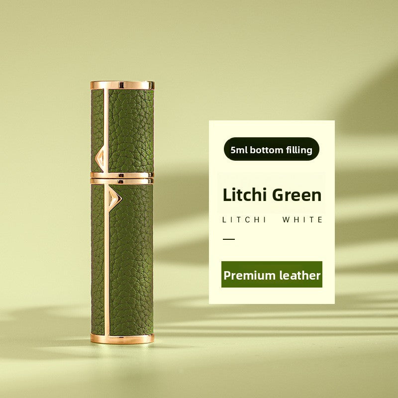 Flacon Parfum Rechargeable / Cuir & Or / Liner Verre