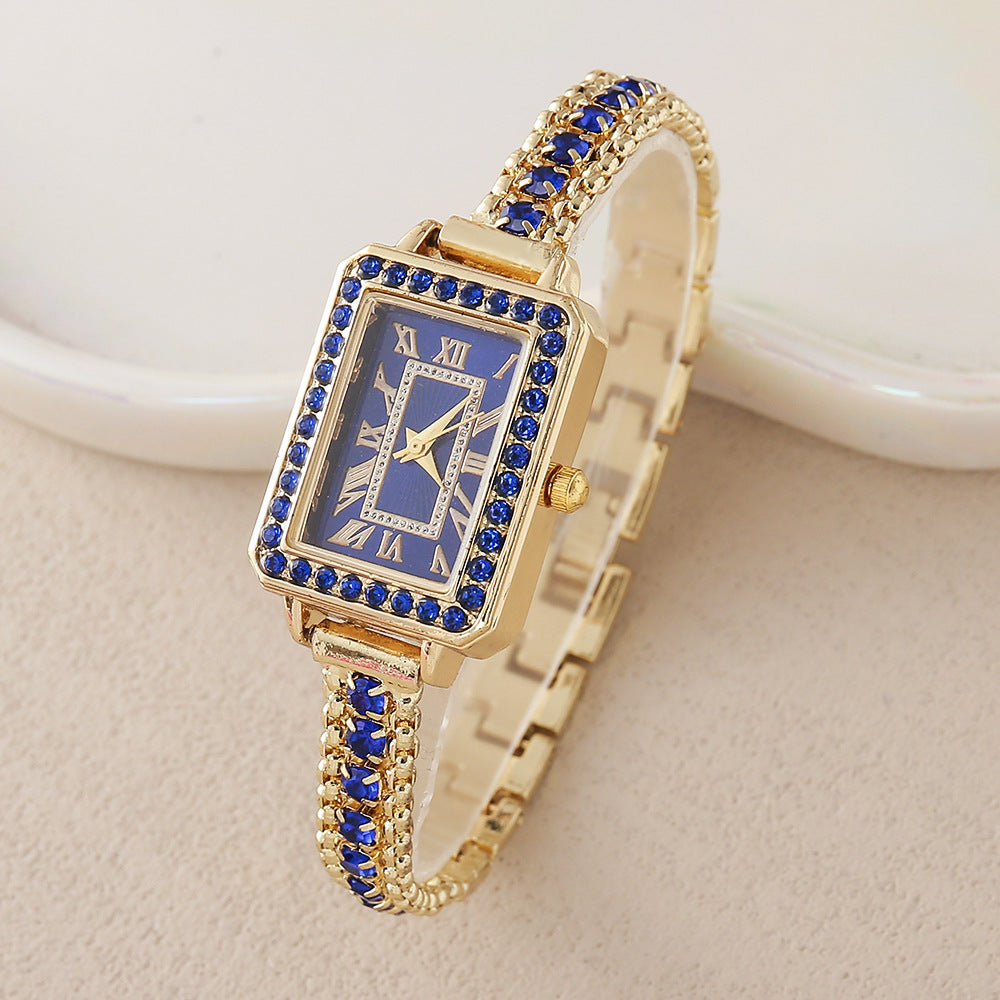 Retro Quartz Horloge met Romeinse Cijfers