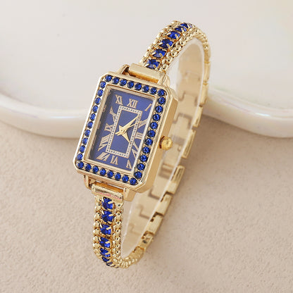 Retro Quartz Horloge met Romeinse Cijfers
