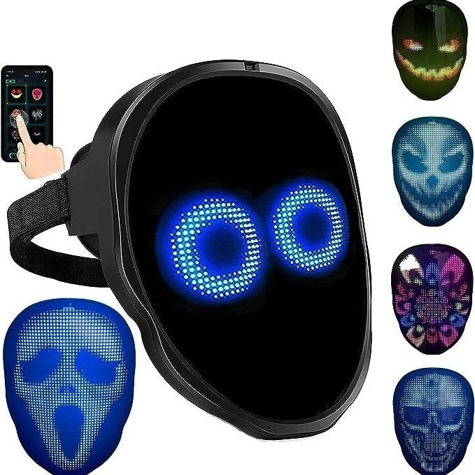 Masque LED RGB Bluetooth