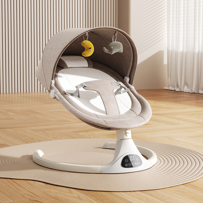 Elektrische Babywipstoel — 5 snelheden, Bluetooth, Afstandsbediening, 0-3 jaar