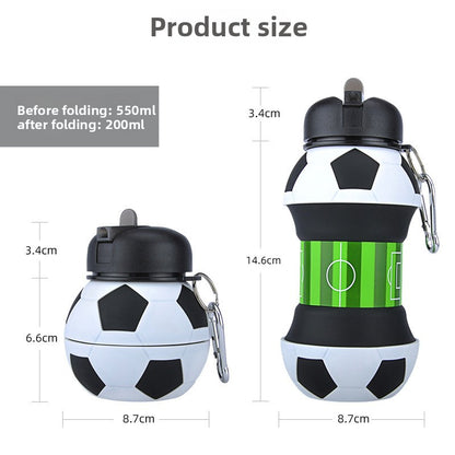 Gourde de Sport Pliable en Silicone — 550 ml