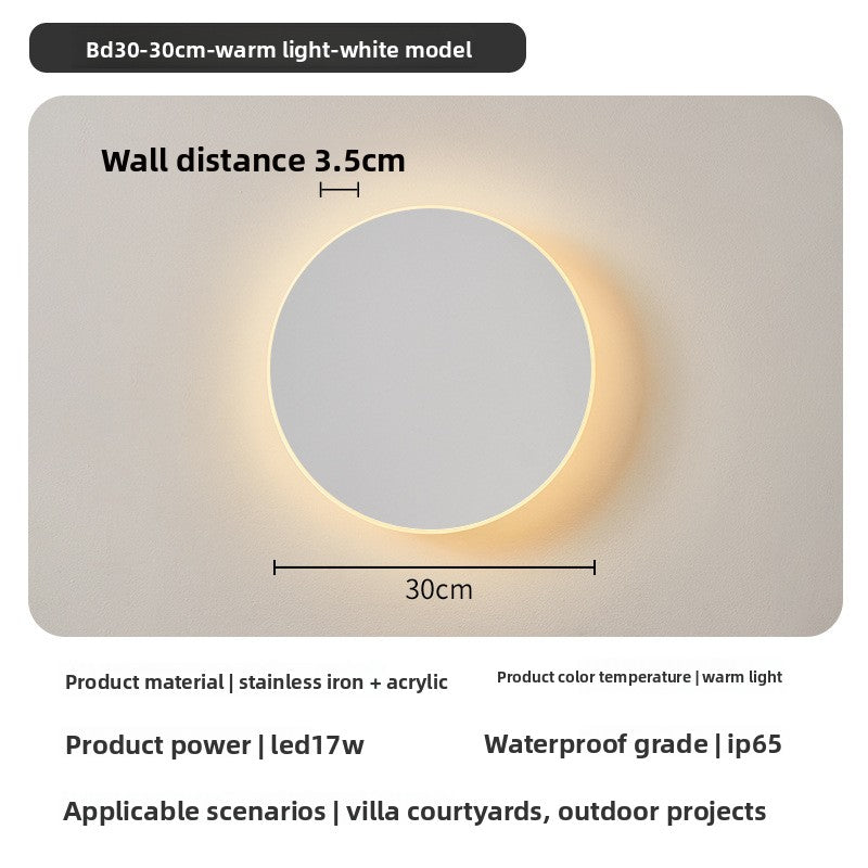 Applique Murale LED Ronde Étanche