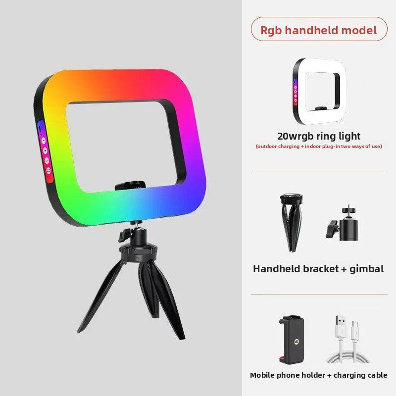 Panneau LED Portatif RGB pour Photo & Streaming – Kit Trépied