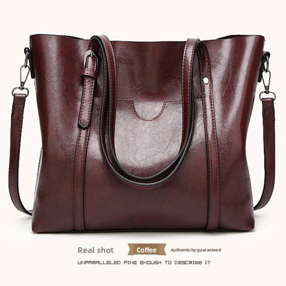 Cabas Femme en Cuir Véritable Grande Capacité