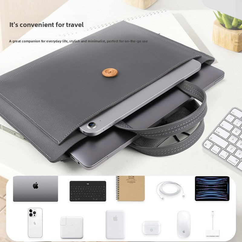 Sacoche Laptop Unisexe Similicuir  / 5 Coloris