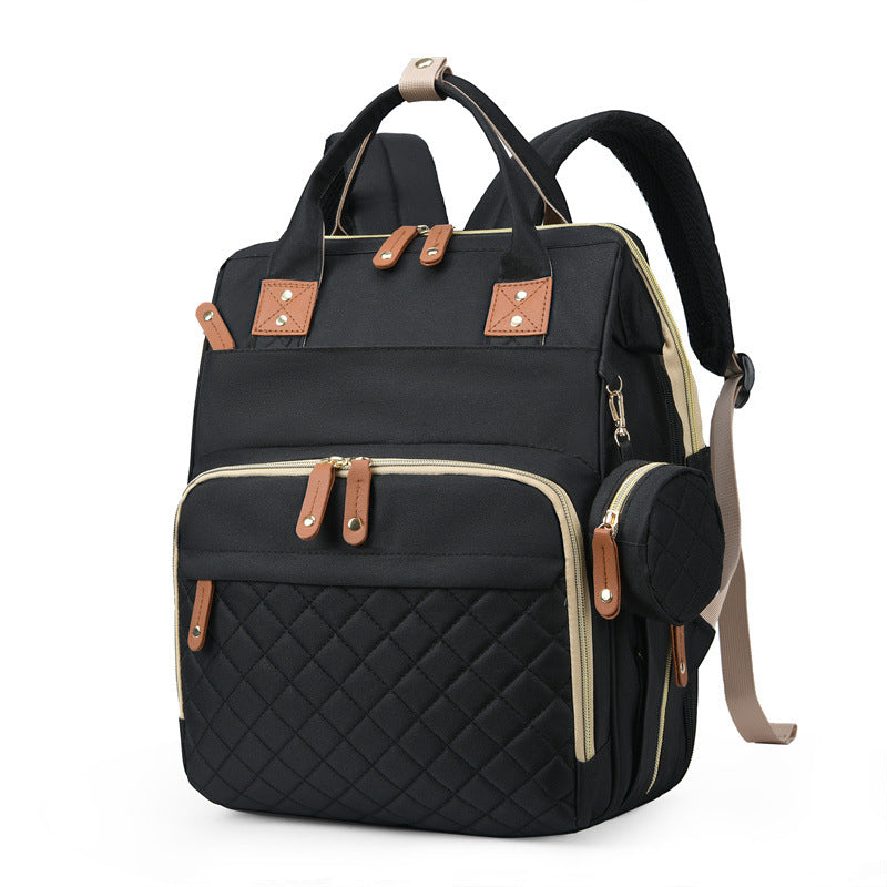 Multifunctionele Mama Tas + Babybedje — Waterdicht Oxford, 7 Kleuren