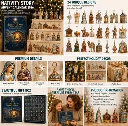 Calendrier de l’Avent Nativité 24 Jours