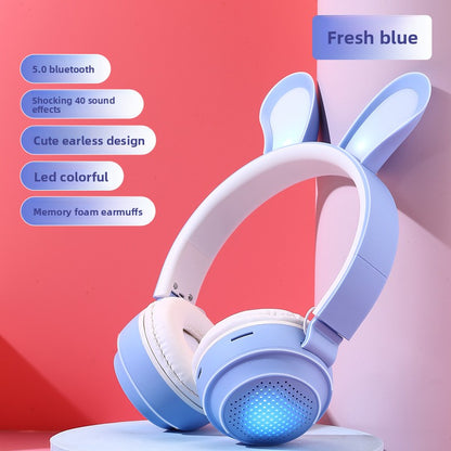 Casque Bluetooth Oreilles de Lapin LED