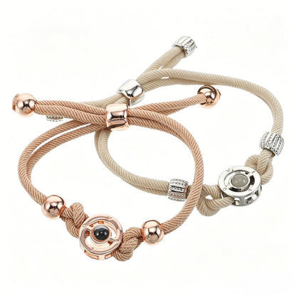 LovePulse Duo – Bracelets Connectés Couple Vibration à Distance | Cadeau