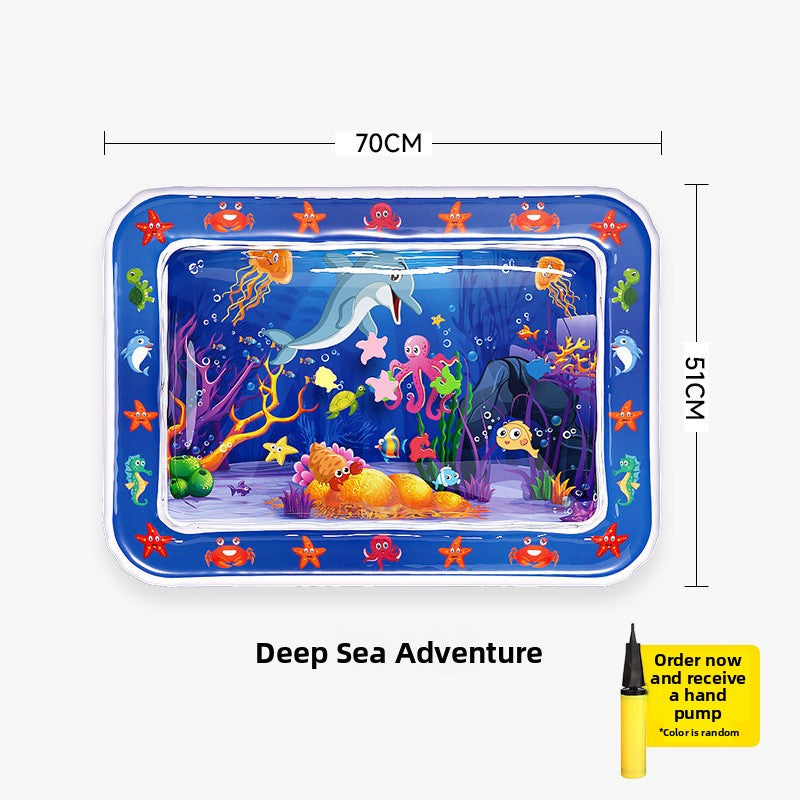 Tapis de Jeu Gonflable pour Bébé — Aquatique & Éveil Sensoriel