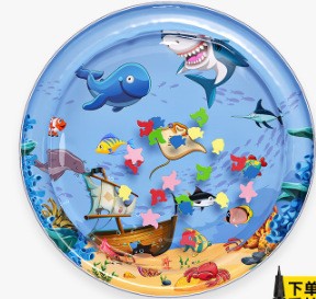 Tapis de Jeu Gonflable pour Bébé — Aquatique & Éveil Sensoriel