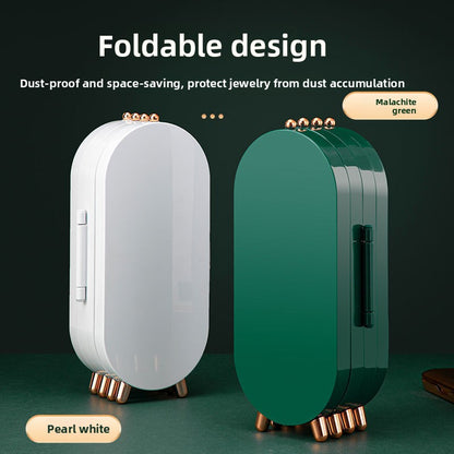 Boîte à Bijoux Pliable Multi-Compartiments — 3 Coloris