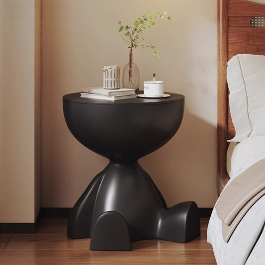 NordicNest Pro – Table d'Appoint Multifonction avec Rangement | Style Nordique, 8 Coloris