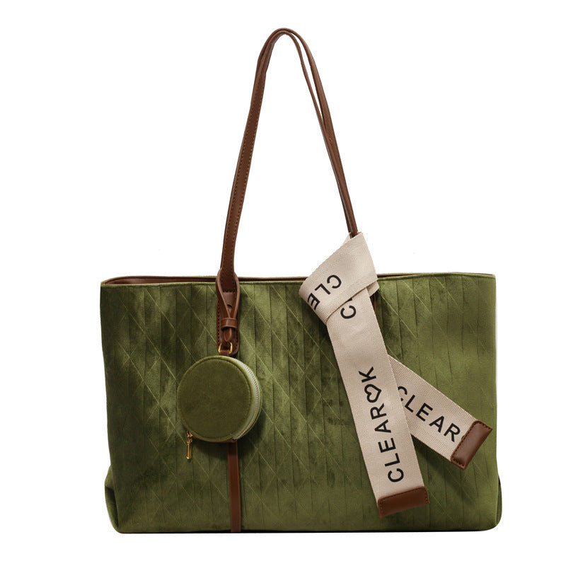 Tote Bag Flanelle Rétro — 4 Coloris