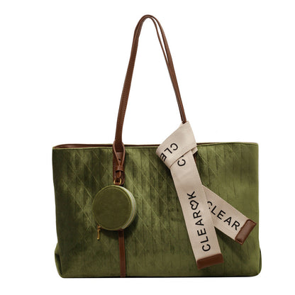 Tote Bag Flanelle Rétro — 4 Coloris
