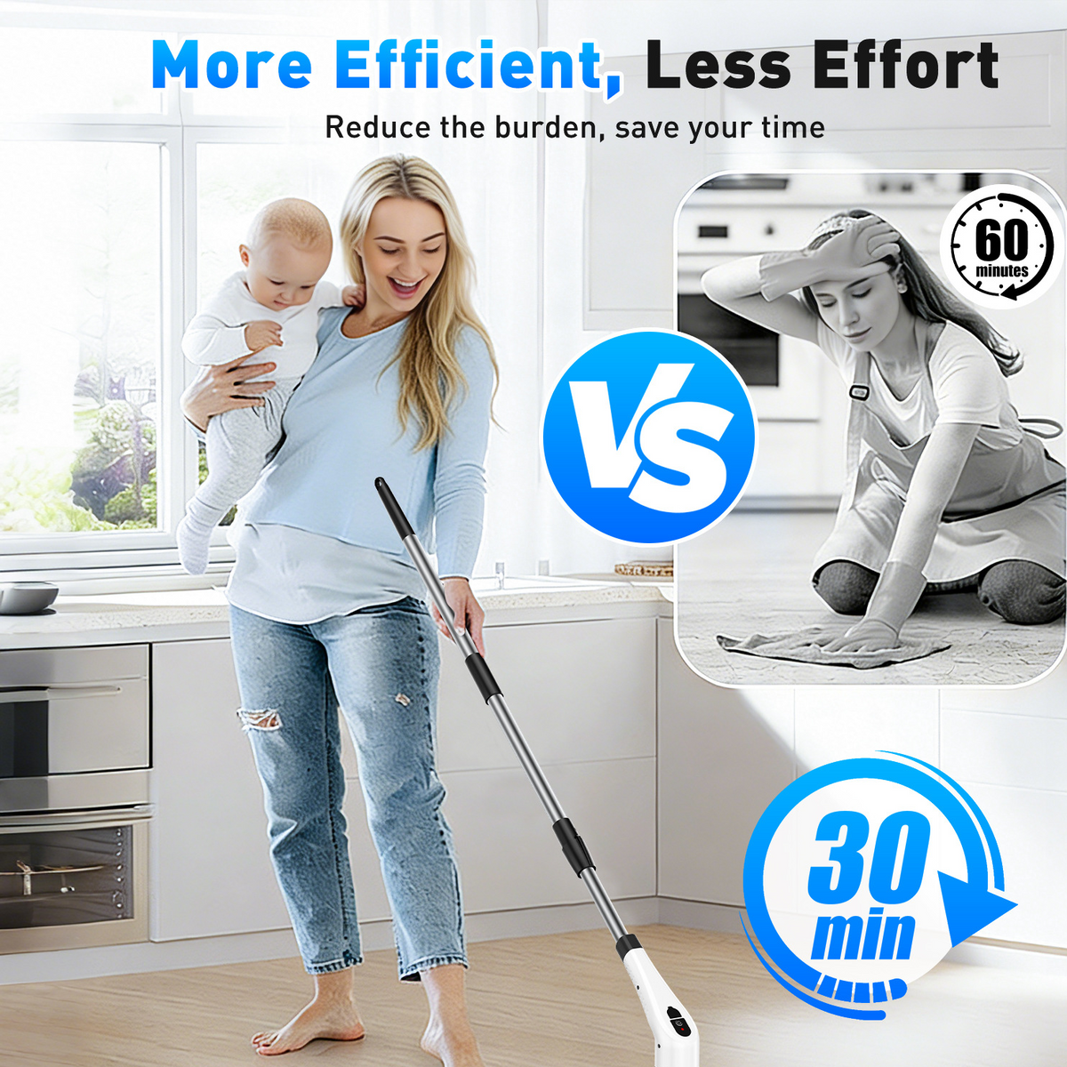Brosse de Nettoyage Électrique Multifonctionnelle — 12 Têtes