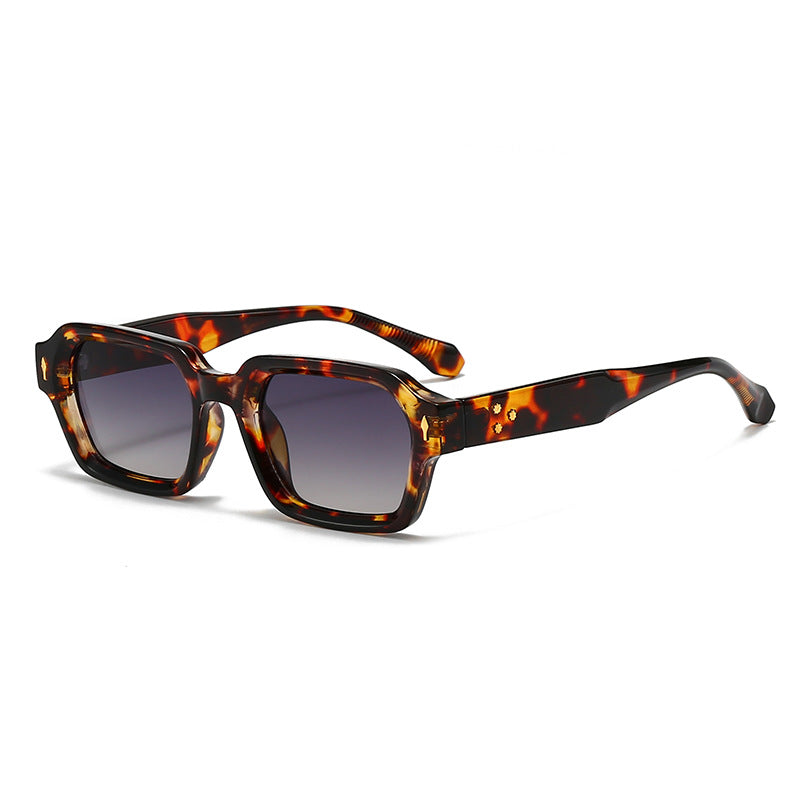Lunettes de Soleil Monture Carrée Anti-UV Tendance