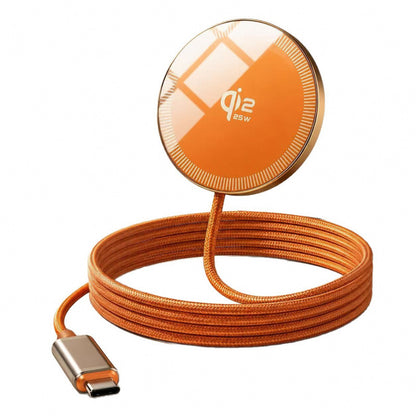 Chargeur Magnétique Sans Fil 25W — Qi2.2 / MagSafe iPhone 12-17