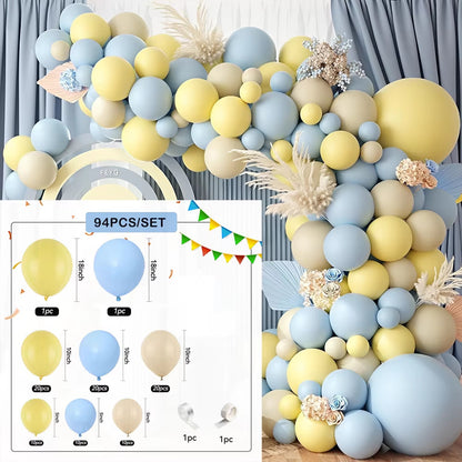 Guirlande de Ballons Style Crème Baby Shower & Anniversaire Mariage