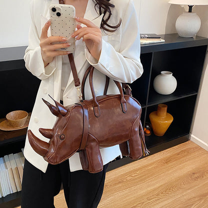 Sac À Main Rhinocéros PU — Niche & Tendance / 5 Coloris