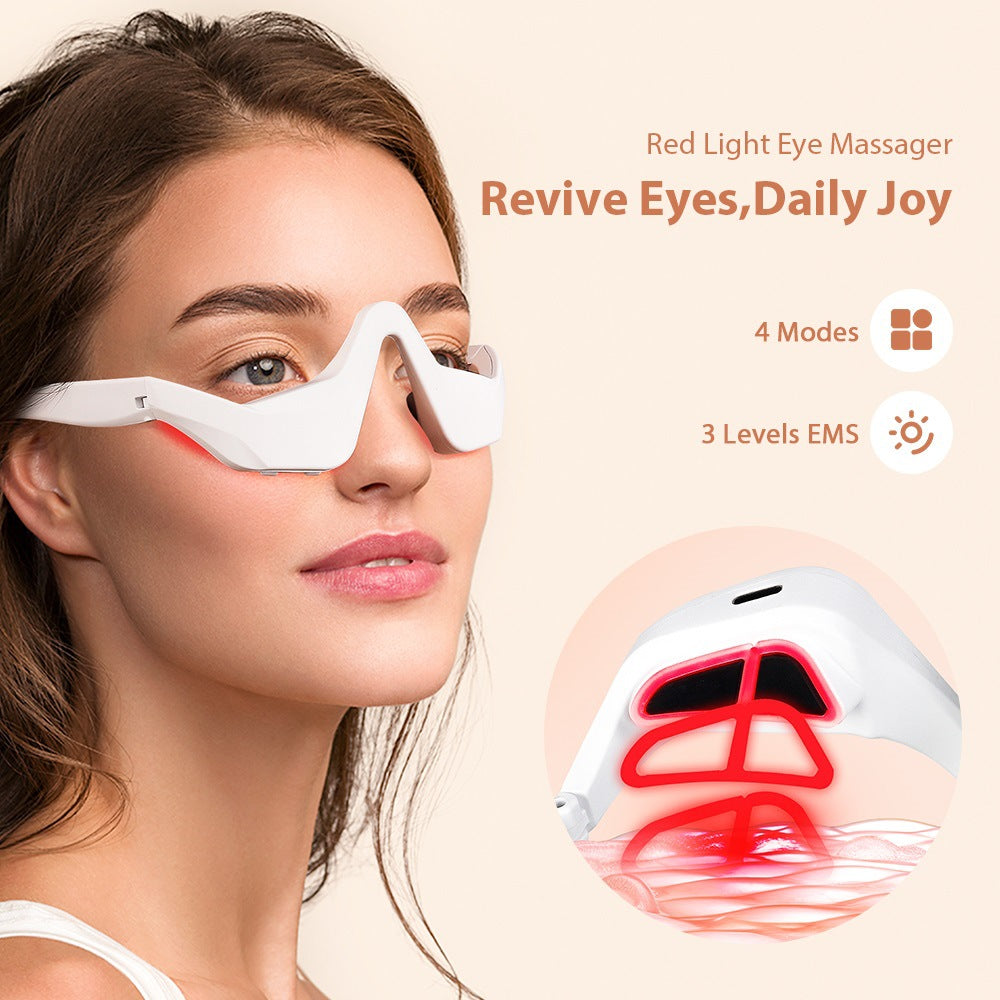 EyeGlow Pro – Masseur Contour des Yeux Microcourant & Chaleur