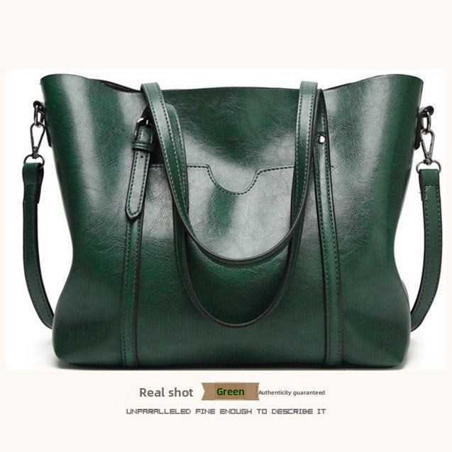 Cabas Femme en Cuir Véritable Grande Capacité