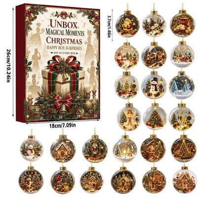 Calendrier de l'Avent Surprise 24 Cases / 5 Designs