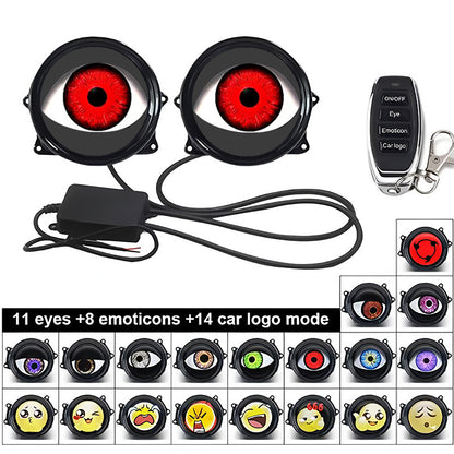 Phare de Voiture Dynamique à LED « Œil de Diable » — 33 Modes