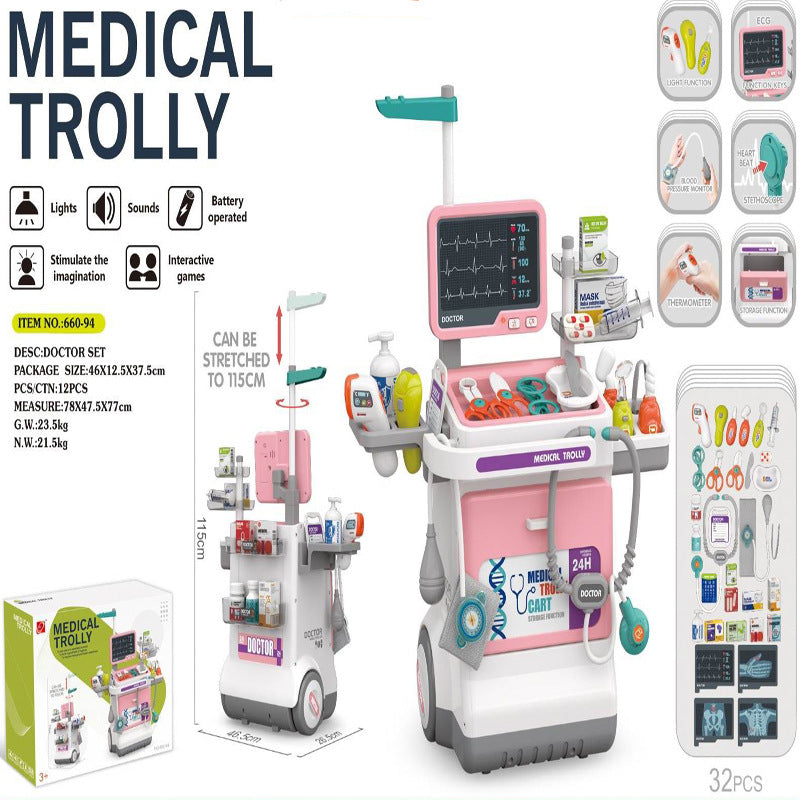 Ensemble de Jeu de Docteur pour Enfants — Jeu de Rôle Médecin